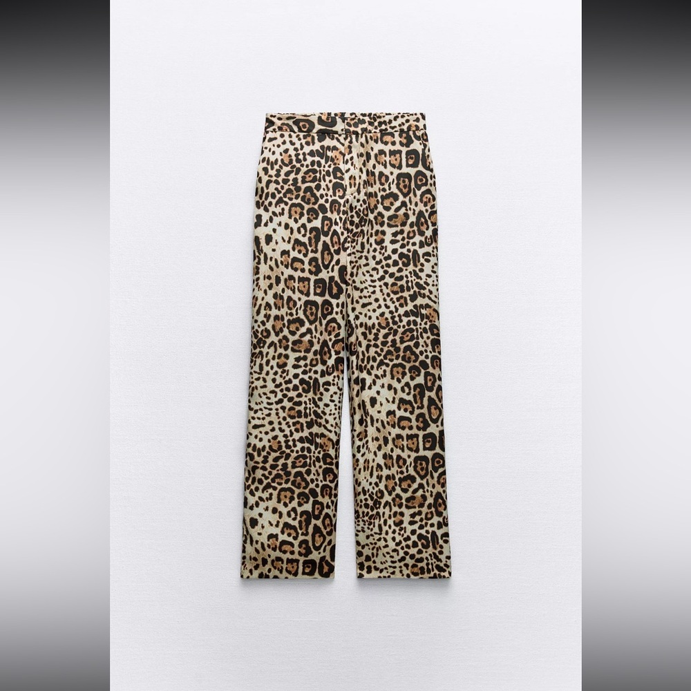 Zara Leopard Print Pants